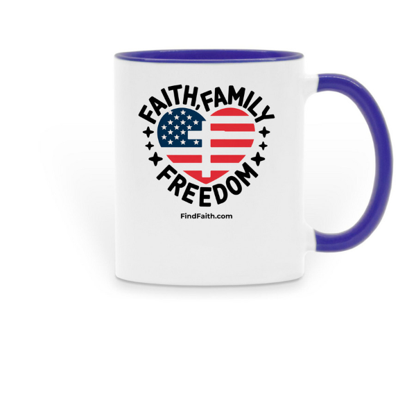 Faith Family Freedom Mug